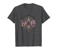Not Just The Mother Mob Elegant Vintage Family Pride T-Shirt, Men, Dark Heather Grey, XXL