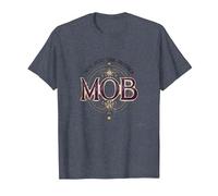 Not Just The Mother Mob Elegant Vintage Family Pride T-Shirt, Men, Heather Blue, XXL