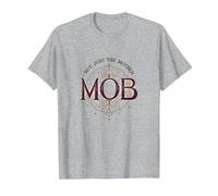 Not Just The Mother Mob Elegant Vintage Family Pride T-Shirt, Men, Heather Grey, XXL