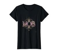 Not Just The Mother Mob Elegant Vintage Family Pride T-Shirt, Women, Black, XXL