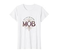 Not Just The Mother Mob Elegant Vintage Family Pride T-Shirt, Women, White, XXL