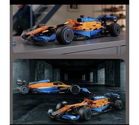 Not Lego F1 Car 42141 Technic McLaren Formula 1 2022 F1 V6 Cylinder Race Car