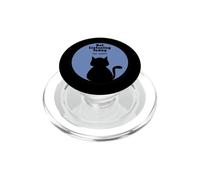 "Not Listening Today (or ever)" Hilarious Cat Silhouette PopSockets PopGrip for MagSafe