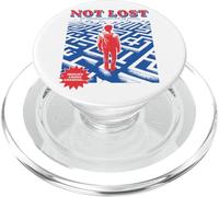 Not Lost Funny Midlife Crisis Purpose Humor Existential Maze PopSockets PopGrip for MagSafe