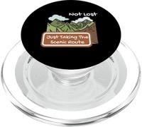 Not Lost Just Taking The Scenic Route Hiking Camping PopSockets PopGrip for MagSafe