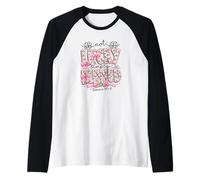 Not Lucky Simply Blessings Romans 4:7-8 Faith Inspiration Raglan Baseball Tee