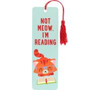 Not Meow, I'm Reading Children's Bookmark