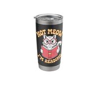 Not Meow I'm Reading Stainless Steel Insulated Tumbler
