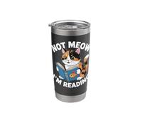 Not Meow I'm Reading Stainless Steel Insulated Tumbler