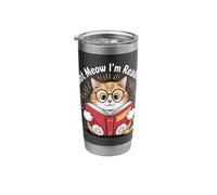 Not Meow I'm Reading Stainless Steel Insulated Tumbler