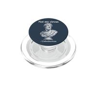Not My Circus Unbothericus Stoic Humor Roman Bust PopSockets PopGrip for MagSafe