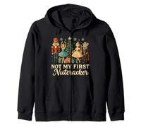 Not My First Nutcracker Sugar Plum Costume, Christmas Ballet Zip Hoodie
