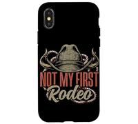 Not My First Rodeo Cowboy Hat Southern Country Western Case for iPhone X/XS