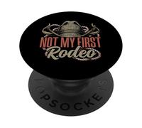 Not My First Rodeo Cowboy Hat Southern Country Western PopSockets Adhesive PopGrip