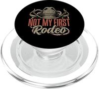 Not My First Rodeo Cowboy Hat Southern Country Western PopSockets PopGrip for MagSafe