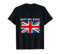 Not My King UK Flag 2022 Abolish The Monarchy T-Shirt