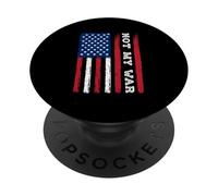 NOT MY WAR Anti-war USA Flag PopSockets Adhesive PopGrip