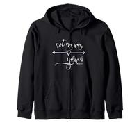 Not My Way Yahweh Jesus Is King Religious Christian Faith Zip Hoodie