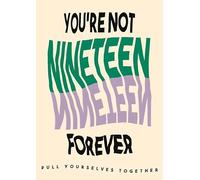 Not Nineteen Forever A4 Print Poster Wall Art Home Decor Album Gift Present Photo Living Room Dining Room Bedroom Hall Loft Office Unframed