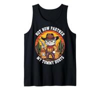 Not Now Cowboy Cat Tummy Ache Hurts Tummy Ache Survivor Tank Top