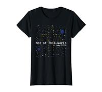 Not of This Space World John 17 Prayer Catholic Bible Quotes Value Graphic T-Shirt, Women, Black, L