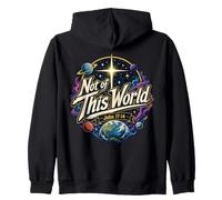 Not of This Space World John 17 Prayer Catholic Bible Quotes Zip Hoodie