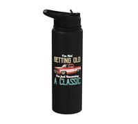 Not Old Becoming A Classic Funny Truck Lover Stainless Steel Insulated Water Bottle