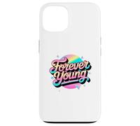 Not Old, but Forever Young. Motivational 80s 90s Design Case for iPhone 13