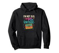 Not Old I'm 90's Vintage Retro Funny Graphic Pullover Hoodie
