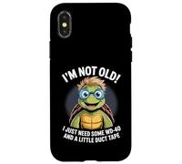 Not Old WD40 Duct Tape Funny Humor Aging Repair Resilience Case for iPhone X/XS