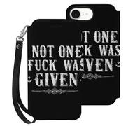 Not One Fck Was Given Wallet Case Compatible with iPhone 16 Plus Pro Max with Stand Wristband Buckle
