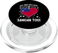 Not Only Am I Cute Im Samoan Too Samoa Flag PopSockets PopGrip for MagSafe