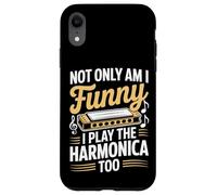 Not Only Am I Funny I Play The Harmonica Too Case for iPhone XR