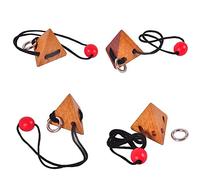 Not Only Happy 3D Rope String Wood Topology Adults Brain Teaser Puzzle Educational Toys Superior