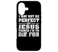 Not Perfect But Jesus Died for Me - Christian Jesus Case for iPhone 17