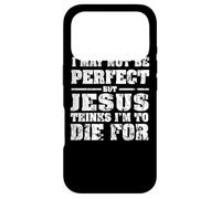 Not Perfect But Jesus Died for Me - Christian Jesus Case for iPhone 17 Pro