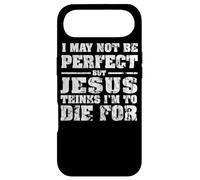 Not Perfect But Jesus Died for Me - Christian Jesus Case for iPhone Air