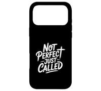 Not Perfect Just Called Christian Faith Identity Message Case for iPhone 17 Pro Max