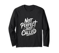 Not Perfect Just Called Christian Faith Identity Message Long Sleeve T-Shirt