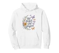 Not Perfect Just Forgiven Christian Faith Pullover Hoodie