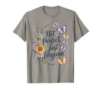 Not Perfect Just Forgiven Christian Faith T-Shirt