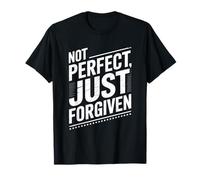 Not Perfect, Just Forgiven Christian Faith T-Shirt