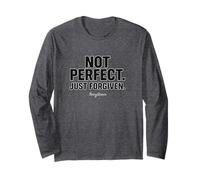 Not Perfect. Just Forgiven. Christian Teen Romans 3:24 Grace Long Sleeve T-Shirt