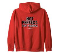 Not Perfect. Just Forgiven. Christian Teen Romans 3:24 Grace Zip Hoodie