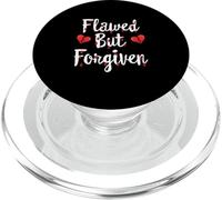 Not Perfect Just Forgiven Flawed Christian Religious Bible PopSockets PopGrip for MagSafe