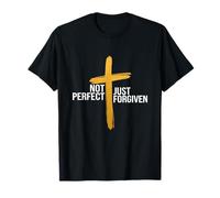 Not Perfect Just Forgiven Religous Faith Christian T-Shirt