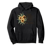 Not Perfect Just Forgiven Sunflowers Design for Spiritual Pullover Hoodie
