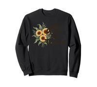 Not Perfect Just Forgiven Sunflowers Design for Spiritual Sweatshirt