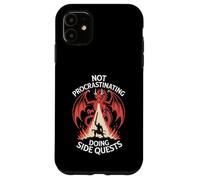 Not Procrastinating Doing Side Quests Gamer Design Case for iPhone 11