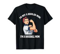 Not Regular Mom I'm A Baseball Strong Mama Graphic T-Shirt